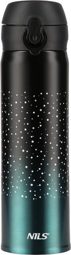 Termovka NILS Camp 500 ml – zelena potovalna steklenica iz nerjavečega jekla