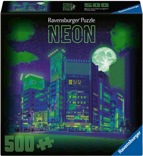 Ravensburger neon kolekcija Tokio sestavljanka 500 kosov