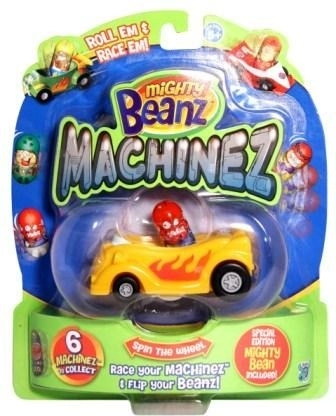 Mighty Beanz Machinez dirkalni avto z zbirateljskim fižolčkom