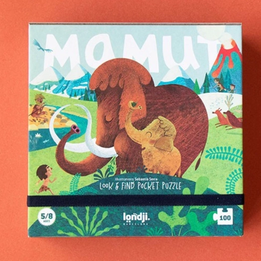 Londji sestavljanka mamut (100 koščkov)