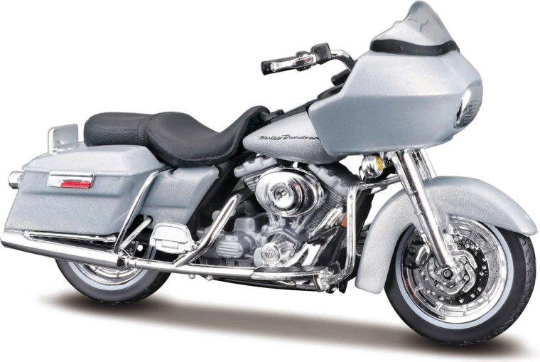 Maisto Harley-Davidson 2002 FLTR Road Glide kovinsko siva 1:18