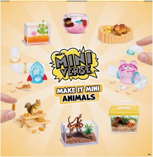 MGA Miniverse Make It Mini Animals serija 2 presenetljiva kapsula – 1 kos