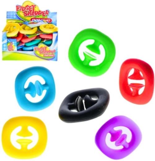 Fidget snapper antistresna igrača – 6 barv