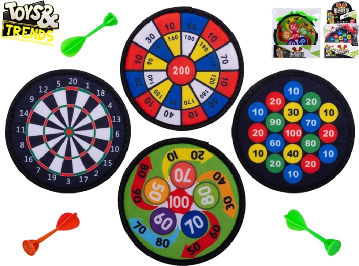 Toys&Trends otroški tarčni komplet s sprijemalnimi ježki 20 cm