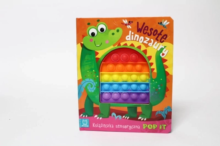 Happy Dinosaurs – sensory book with Pop It