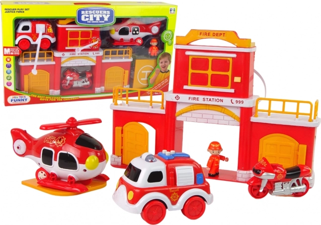 Gasilska postaja z zvokom