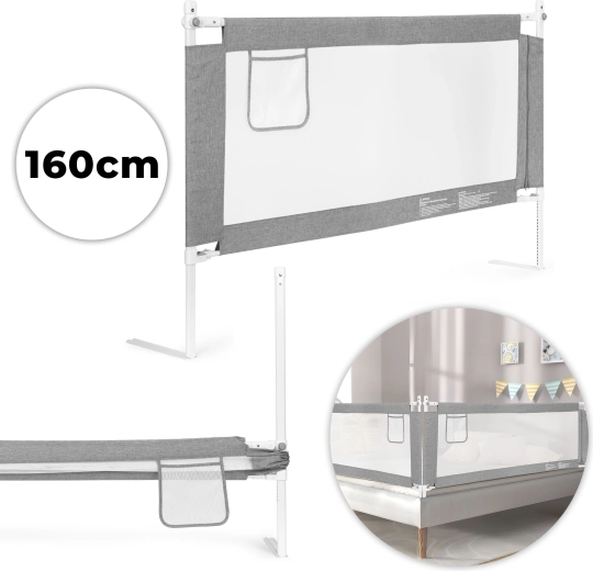 Posteljna ograja 160 cm za otroke ECOTOYS