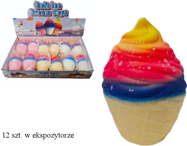 Antistres žogica za stiskanje – sladoled