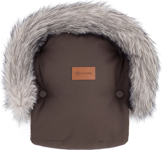 Petite&Mars rokavnik za voziček furry rich brown