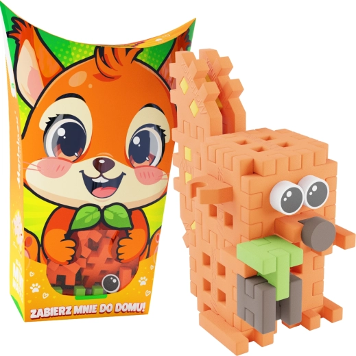 Konstruktor Mini Waffle Pocket Pets – veverica
