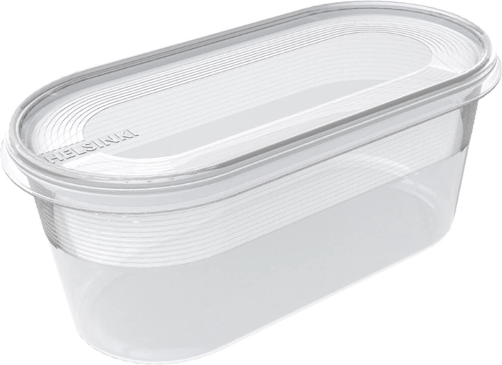 Ovalna posoda HELSINKI 0,8 l s pokrovom