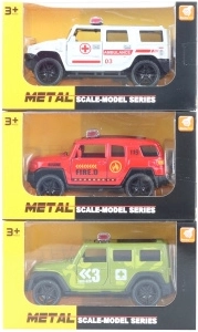 Kovinski avtomobilček z vzvratnim pogonom 11,5 cm