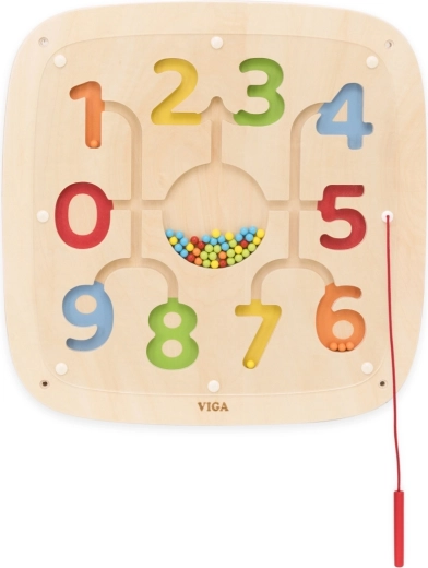 Viga Toys magnetna izobraževalna tabla s številkami