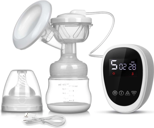 Električna dvofazna prsna črpalka za materino mleko Berdsen