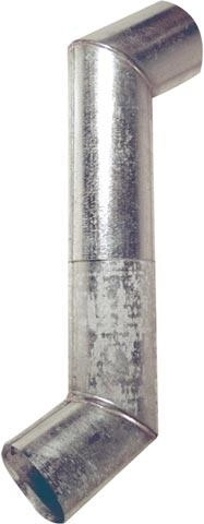 S-koleno 100 mm iz pocinkovanega jekla