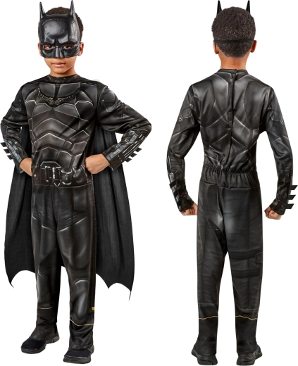 Otroški kostum BATMAN z masko in plaščem 129–139 cm (8–10 let)