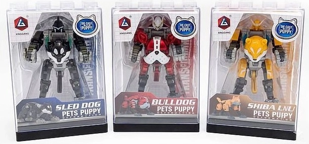 Robotic Dog Figure 8 cm (3 variants) - 1 piece