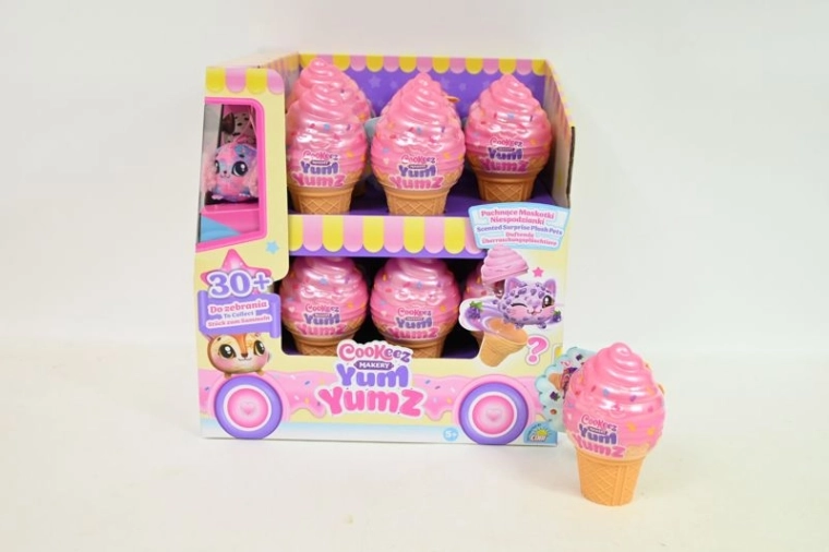 Cookeez Makery Yum Yumz dišeča plišasta igračka v kornetu