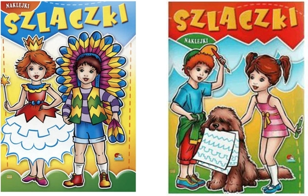 Pobarvanka z vzorci in nalepkami