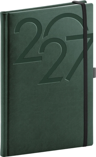 Notique Ajax tedenski planer 2027 zelen 15 × 21 cm
