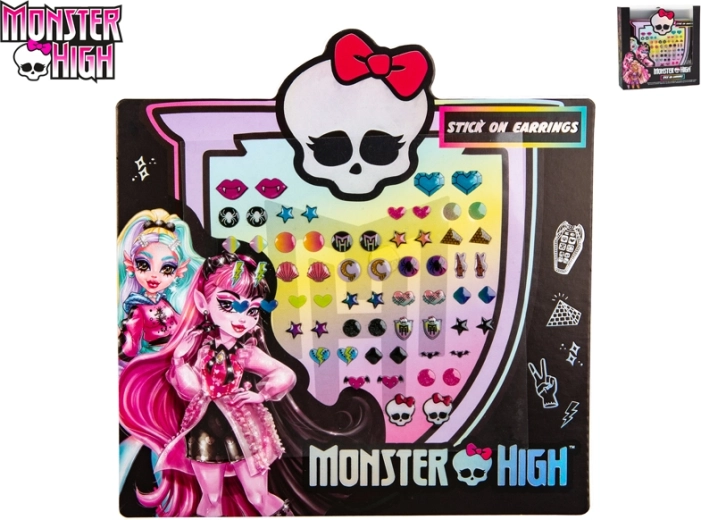 Nalepkaste uhančke MONSTER HIGH – komplet 24 kosov za otroke