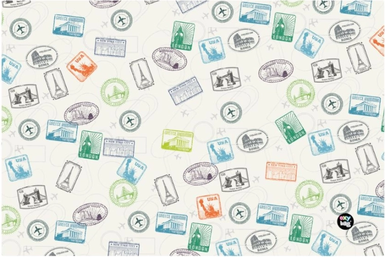 Podloga za mizo iz polipropilena Stamps