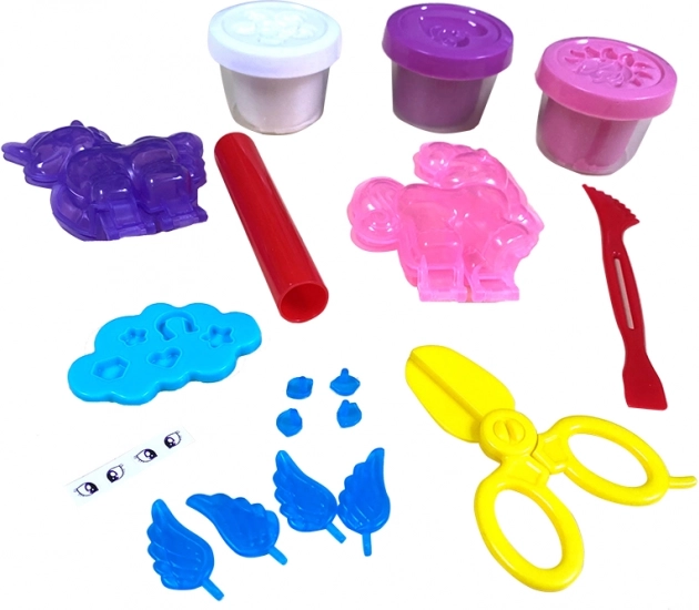 MAC TOYS vesela modelirna masa – samorogi