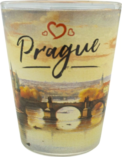 Punčka Karlov most steklena figurica za otroke
