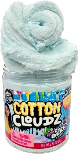 Wecool Cotton Cloudz modri plastelin slime