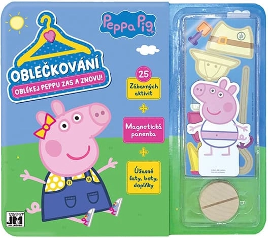 Oblačenje Pujske Peppe – magnetni modni komplet