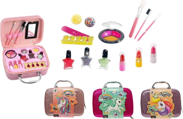 Kozmetični set za male dame v kovčku