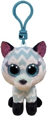 Meteor TY Beanie Boos Atlas – plišasti obesek lisica 8,5 cm