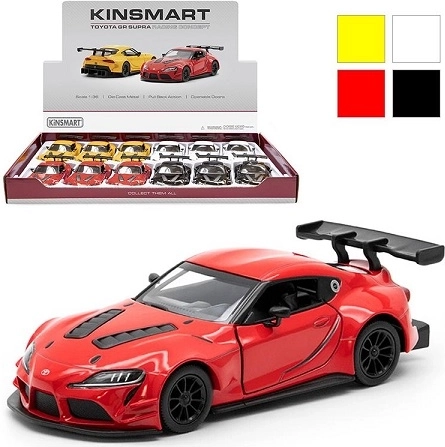 Toyota GR Supra Racing Concept dirkalni kovinski avtomobilček 1:36
