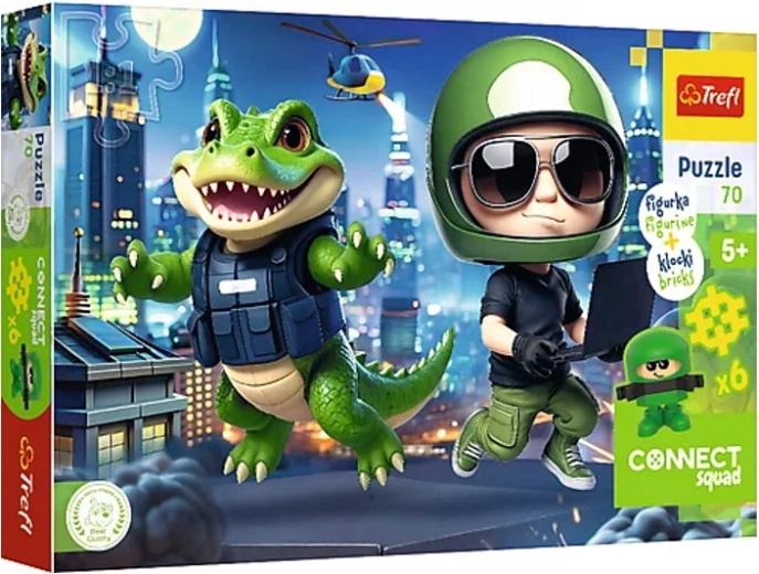 Puzzle Connect Mark 70 kosov s figurico