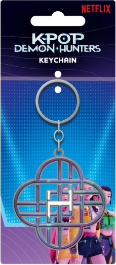 Kovinski obesek za ključe K-pop Demon Hunters