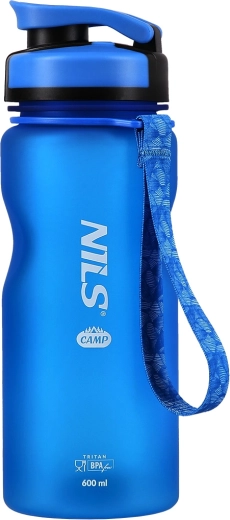 Tritanska športna steklenica za pitje 600 ml – NILS CAMP, modra