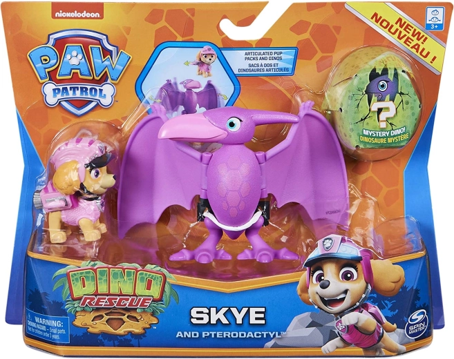 Paw Patrol Dino Rescue figurice Skye in pterodaktil