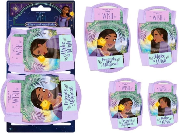 Komplet ščitnikov za kolena in komolce Disney Wish – 4 kosi
