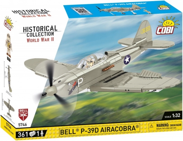 Konstruktorski model lovca Bell P-39D Airacobra iz 361 kosa