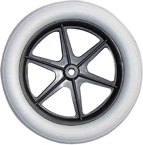 Nadomestno kolo za voziček POPULAR s poliuretanskim obročem 230 × 30 mm