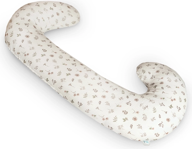 Ceba blazina za dojenje in nosečnost Cebuška Duo muslin Small Twigs 300 cm