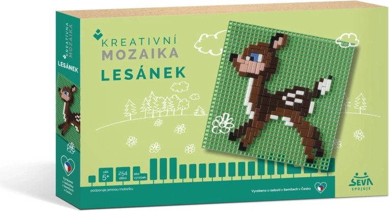 Kreativni mozaik Gozdiček 254 delov