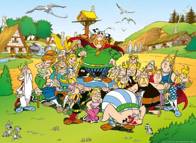 Ravensburger sestavljanka Asterix in Obelix – vas, 500 kosov