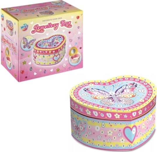 Komplet za izdelavo šatulje za nakit – metulj/samorožec