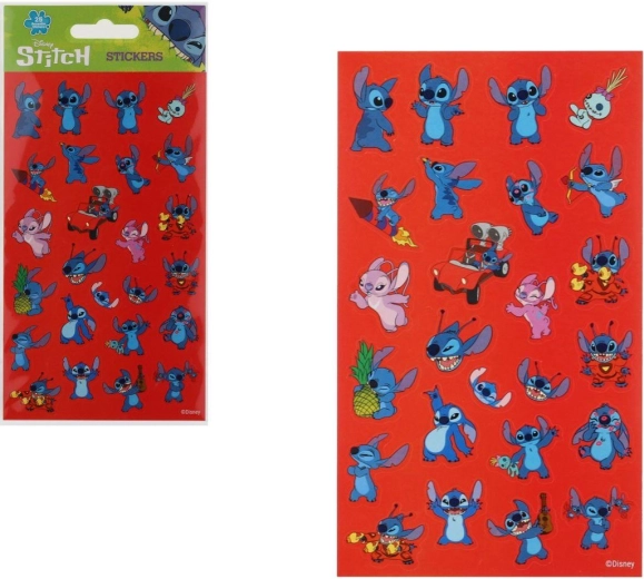 Samolepke za večkratno uporabo Lilo & Stitch – 25 kosov