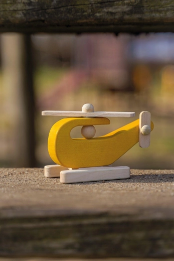 Goki wooden helicopter Petits Pilotes - 1 piece