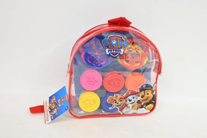 PAW Patrol transparent backpack with modeling clay and molds