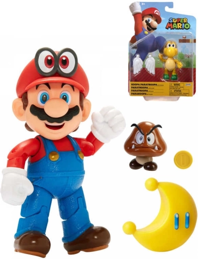 Nintendo Super Mario figurica 10 cm z dodatkom – 1 kos