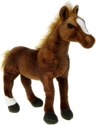 Plišasti angleški polnokrvnik 35 cm