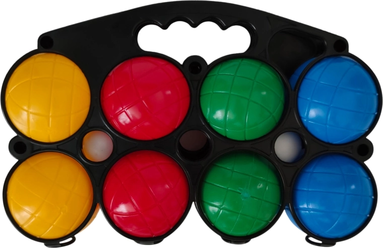 Plastične krogle za petanko – komplet 8 kosov